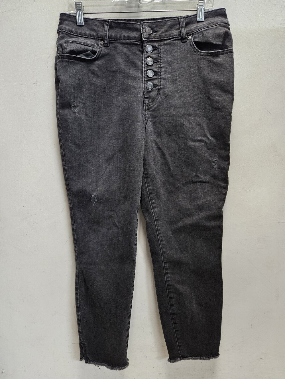m jeans by Maurices High Rise Cropped Button Fly Jeans Size 12 Womens